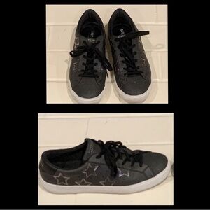 Skechers Black Sneakers with Star Design